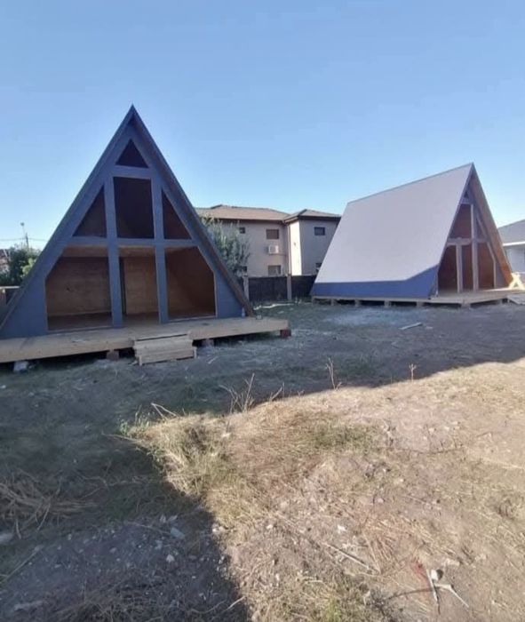 Vand cabane pe structura din lemn