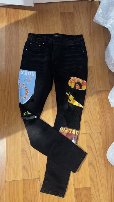 Blugi Amiri PlayBoy Kayflock, mărimea 30, model rar