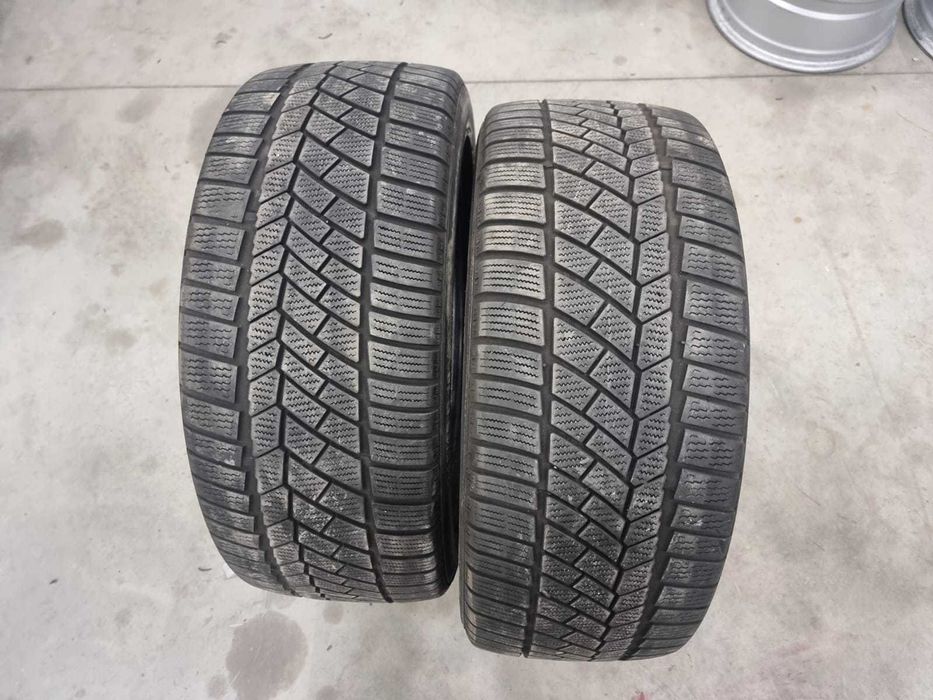 2 Anvelope IARNA 245.45.18 'Continental' Runflat ; stare foarte buna