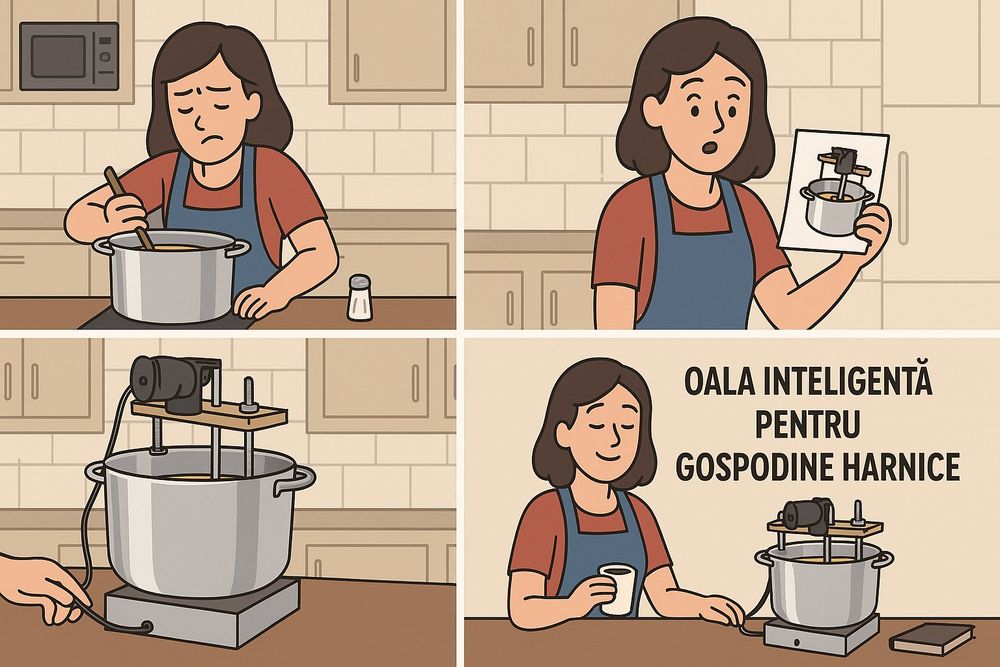 Amestecător automat pentru gemuri ,zacuscă,jumări etc.