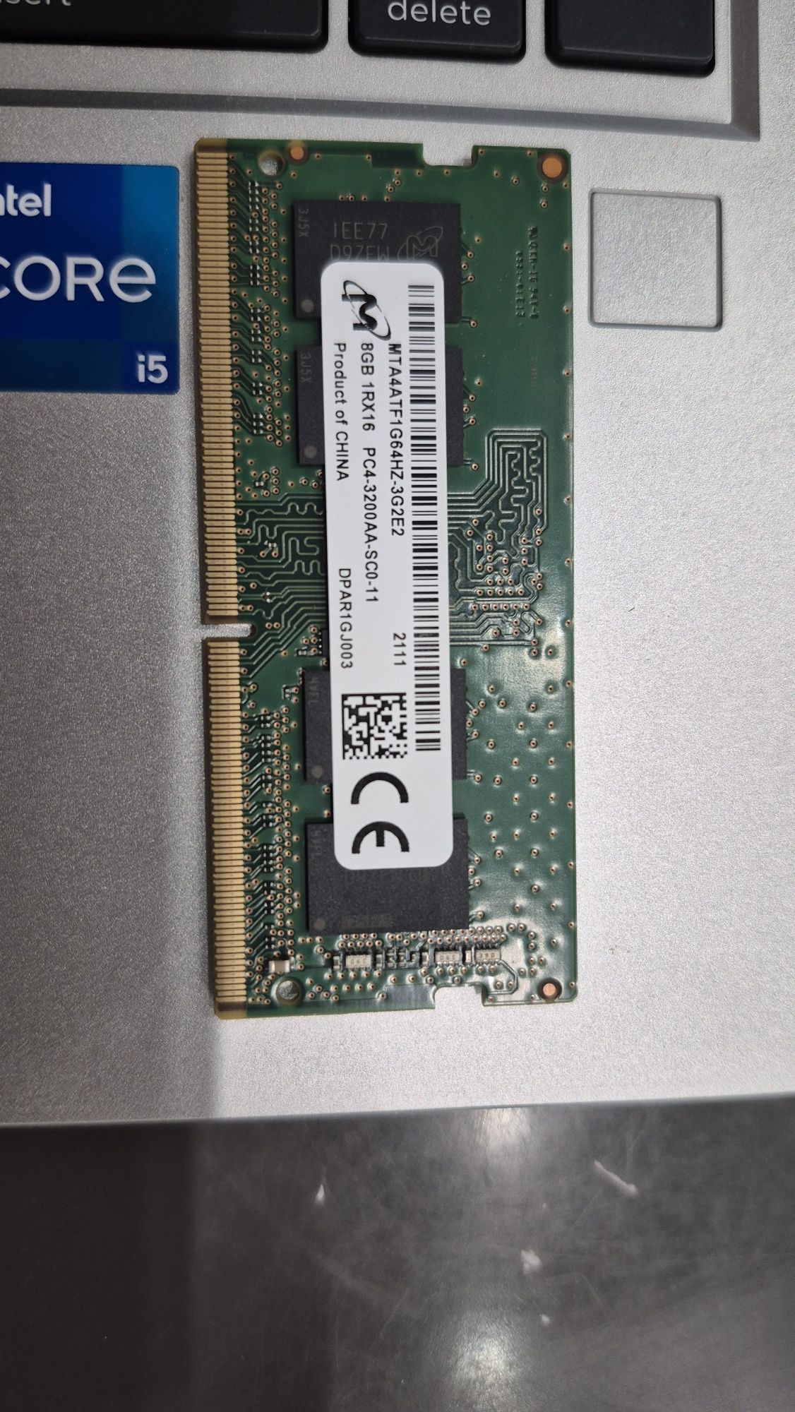ОЗУ для ноутбука so-dimm DDR4 8Gb-3200 Micron