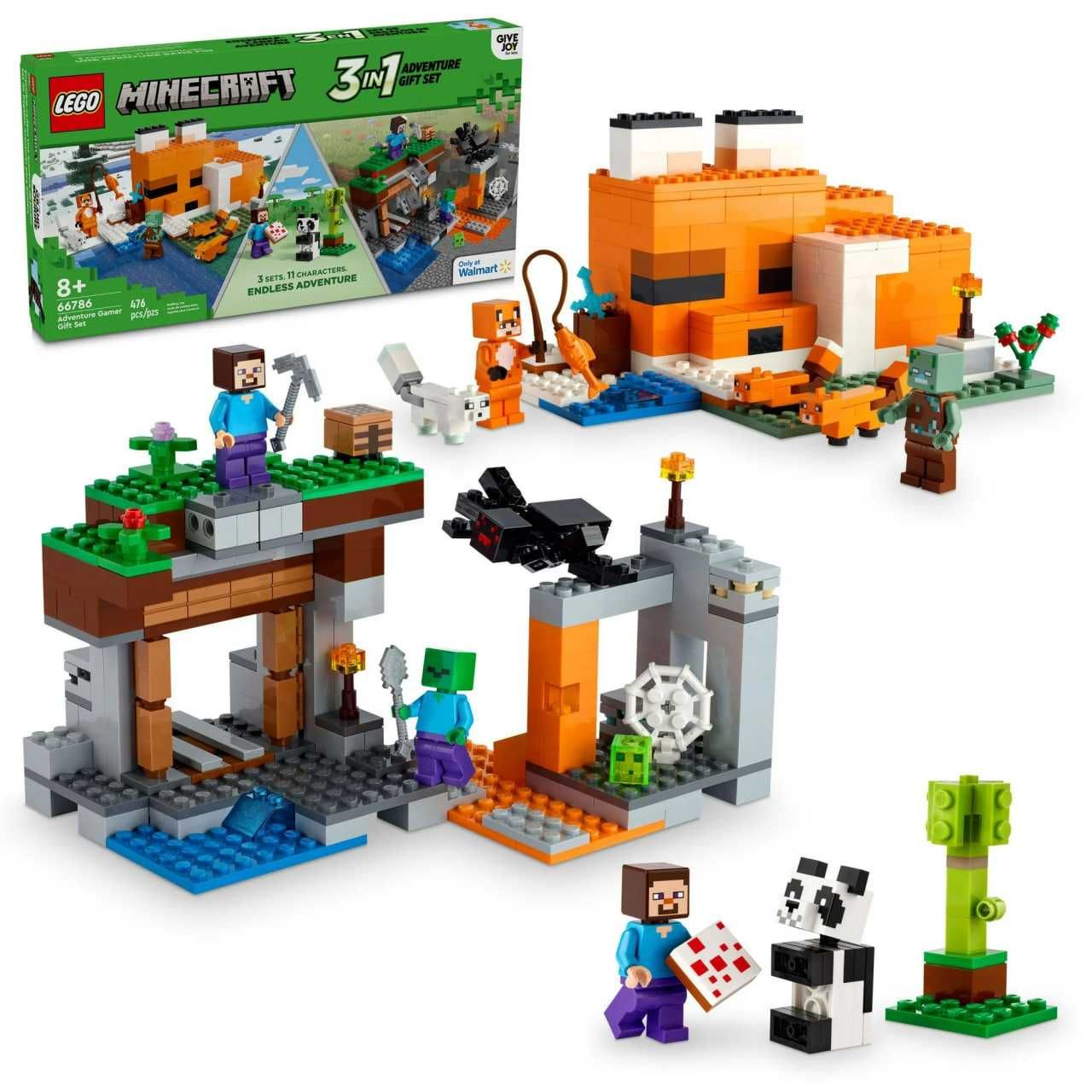 Подарочный набор LEGO Minecraft, 3 в 1