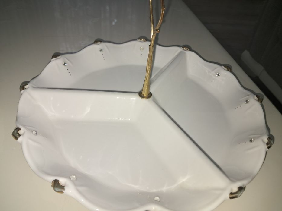 Менажницы 2 шт  , фарфор ,капля