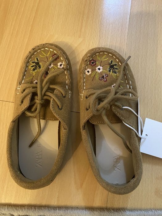 Mocasini piele Zara fetite