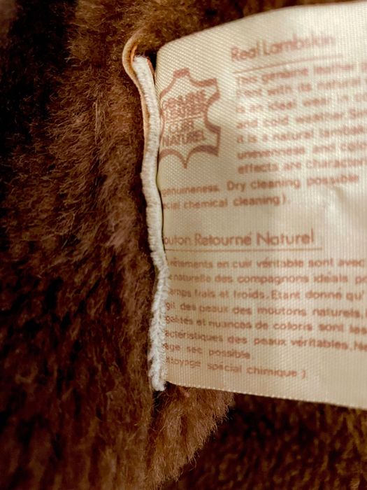 Cojoc din blana de miel marimea 42
