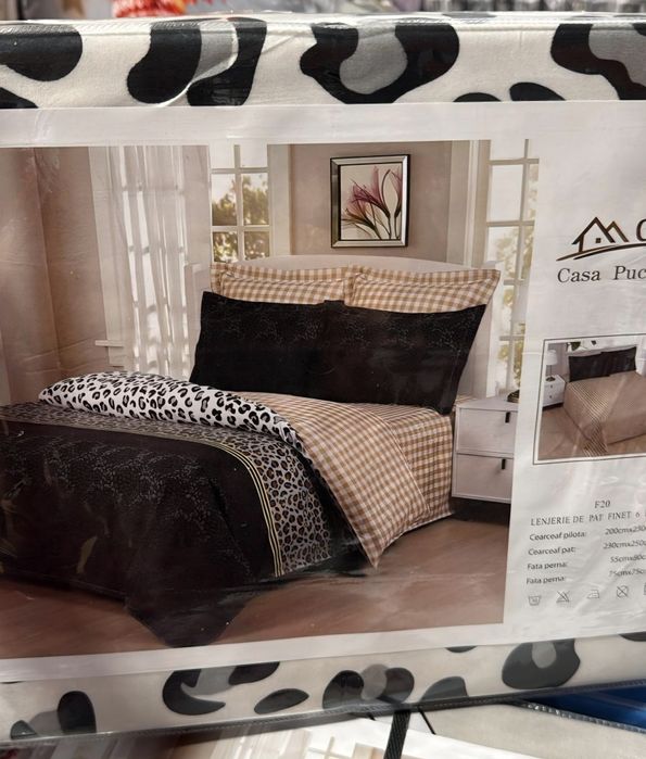 Lenjerie de pat 6 piese Casa Pucioasa