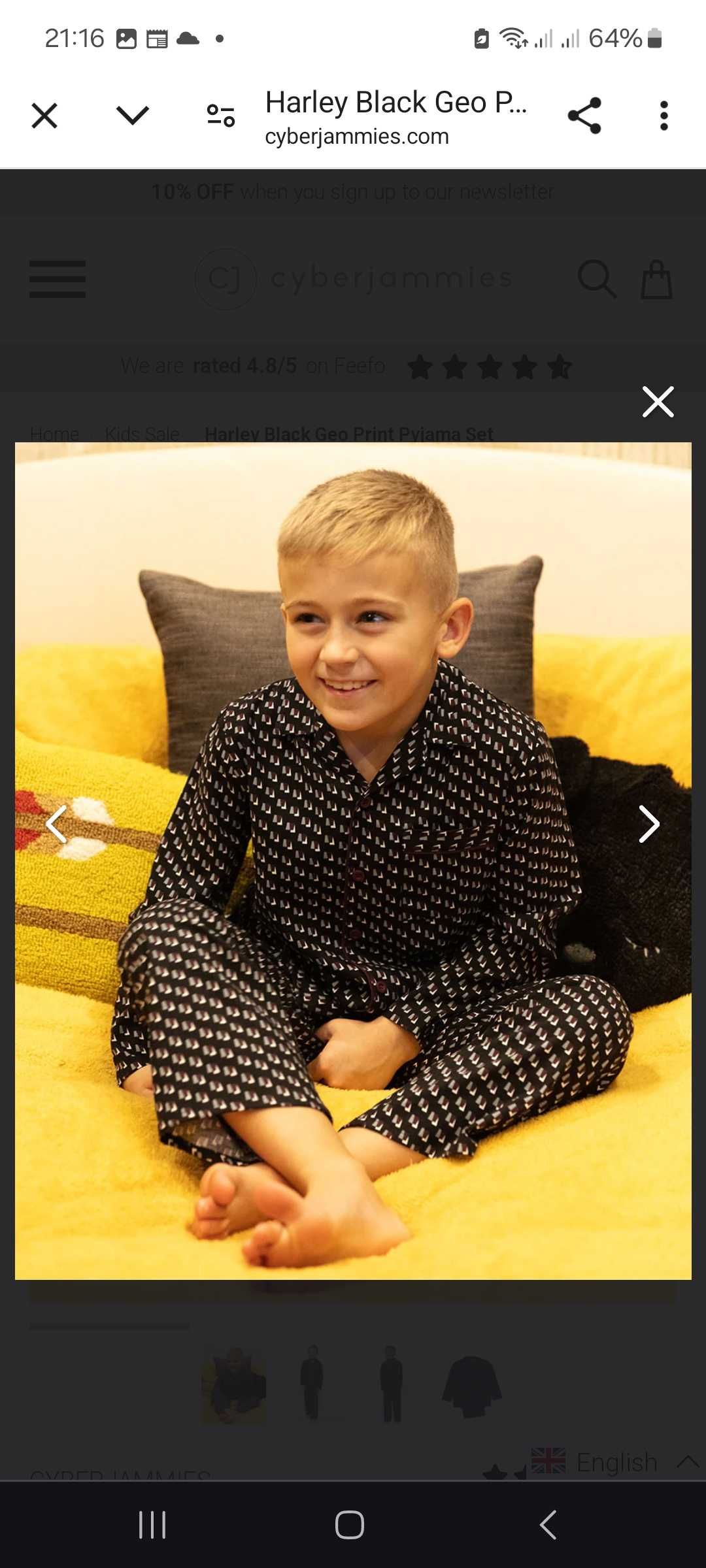 Брендовая пижама на 12-13 лет