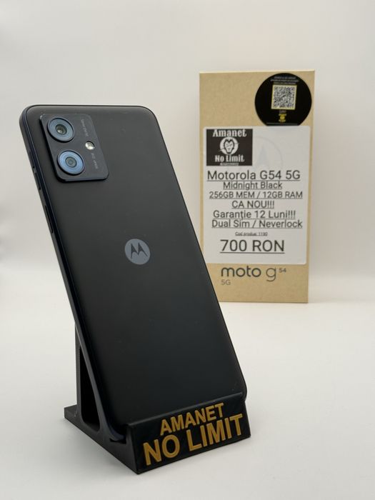 Motorola G54 5G Grey 256GB/12Gb RAM Garantie 12 Luni , AMANET NO LIMIT