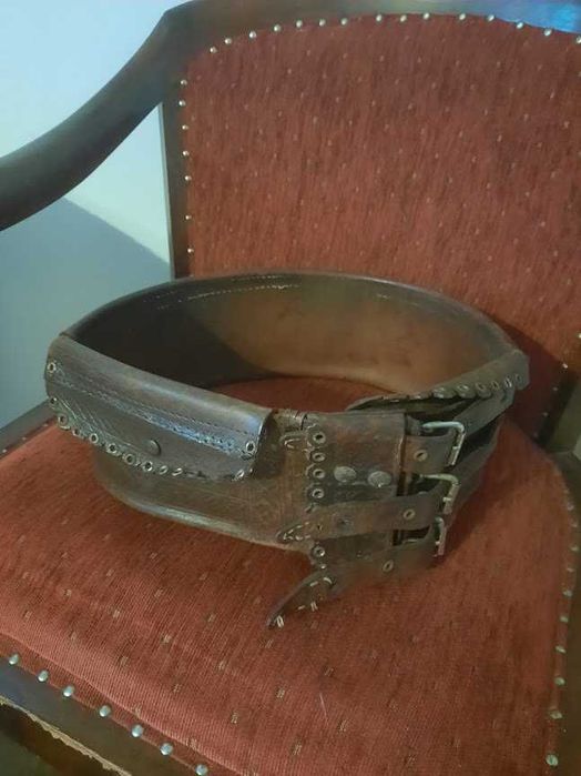 Chimir tradițional, șerpar, cingătoare sau brâu lat din piele