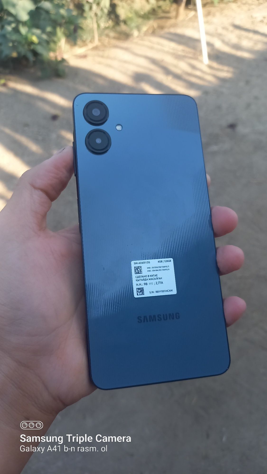 Samsung a06 sotiladi 1 kun ishlatilgan