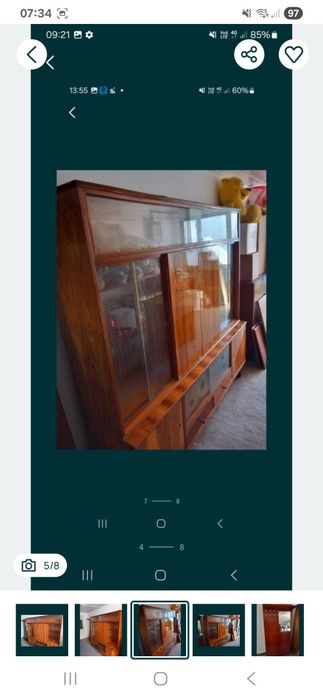 Vitrina vitange si cuier .