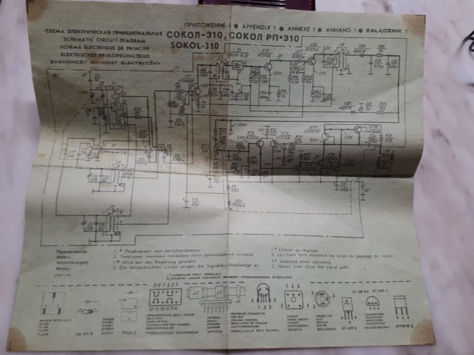 Колекционерски радиоапарат СОКОЛ РП-310