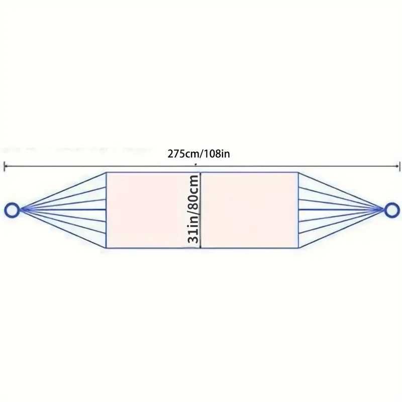Hamac din plasă/nailon; camping
