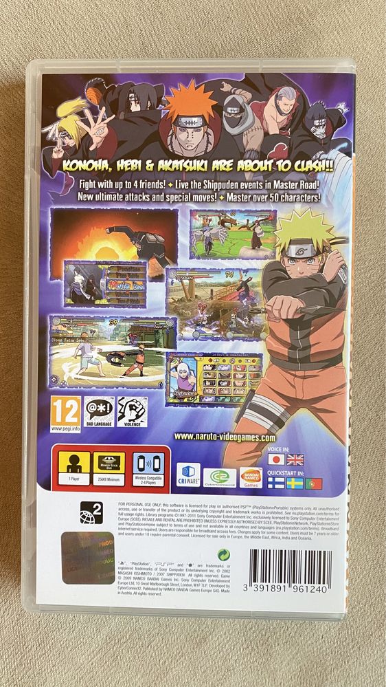 Naruto Heroes 3 PSP