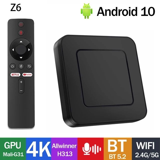 Z6 Smart Tv box androidtv тв приставка