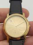 Doxa Grafic CEAS Quartz Rotund C 6759 Gold Plated Swiss Made 33mm
