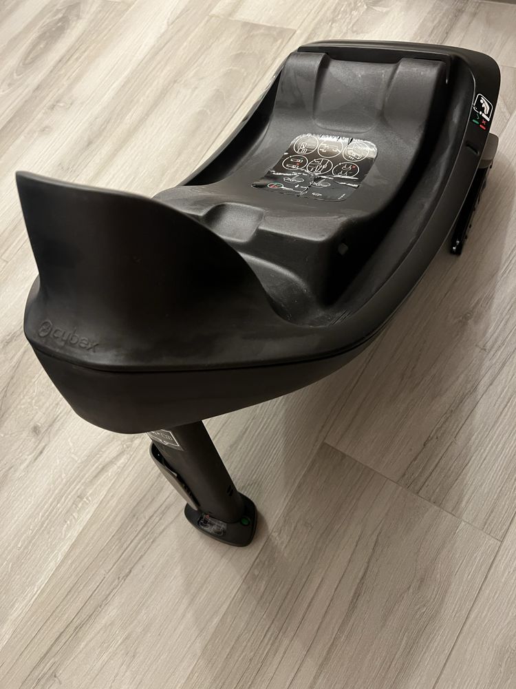 Scoica Cybex Aton S2 Lava Grey + insert nou-nascut + baza Cybex One