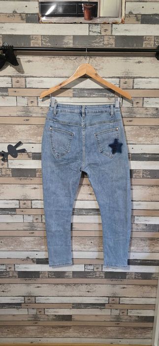 Дамски дънки с висока талия S-(x-166)