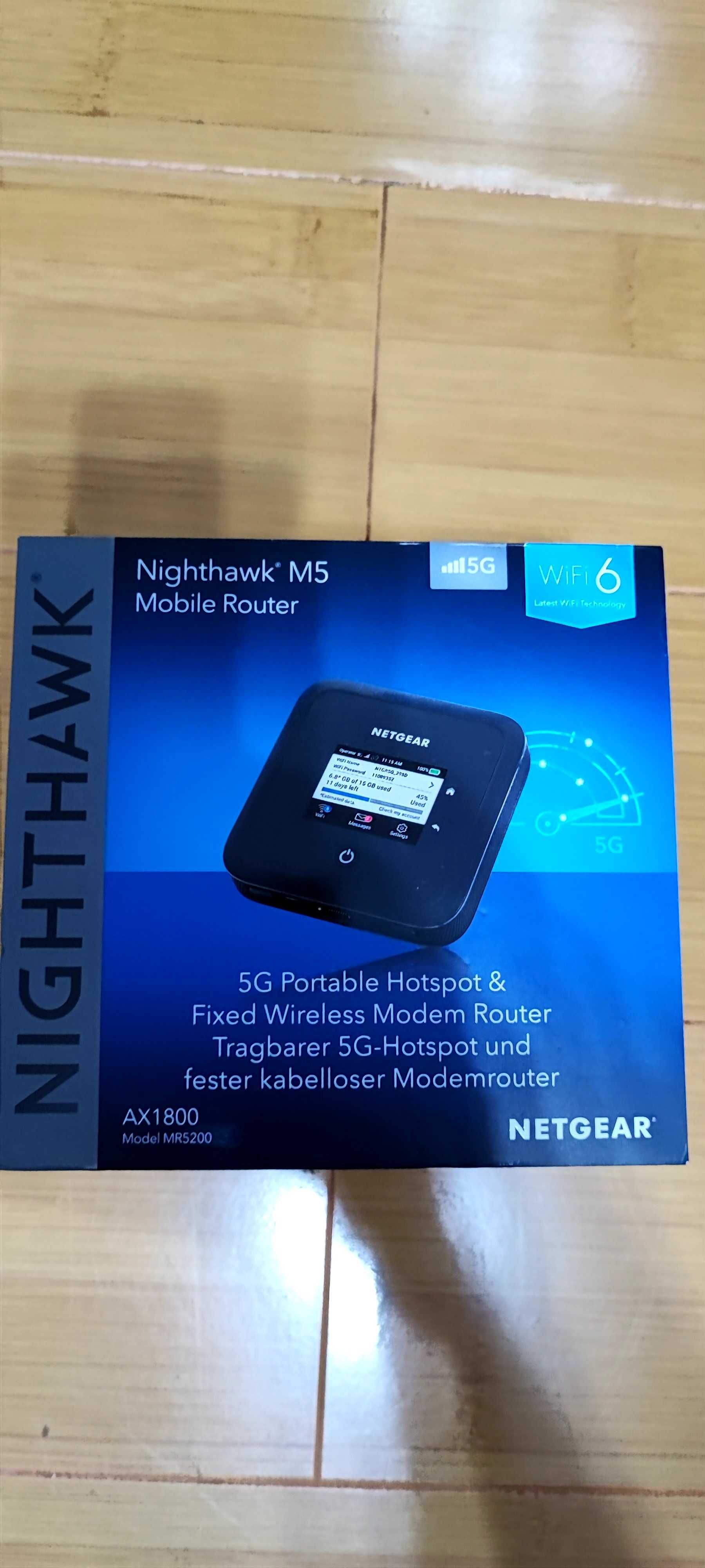 Router mobil NETGEAR NIGHTHAWK M5 5G WIFI 6 (MR5200
