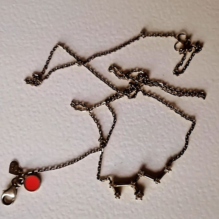 Сребърно колие със съзвездие