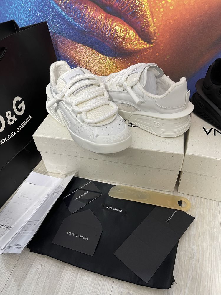 Adidasi Dolce Gabbana piele naturala Premium Full Box colectie noua