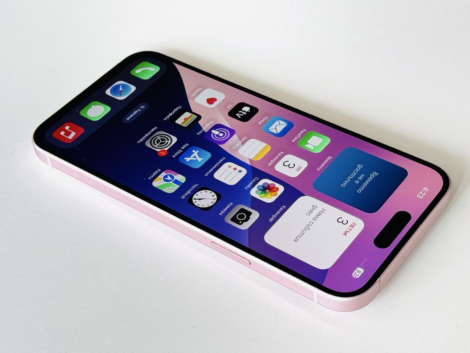 Iphone 15 Plus 128GB Pink Отличен! Гаранция 6 месеца