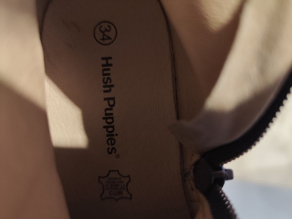 Детски ботуши Hush Puppies номер 34 естествена кожа