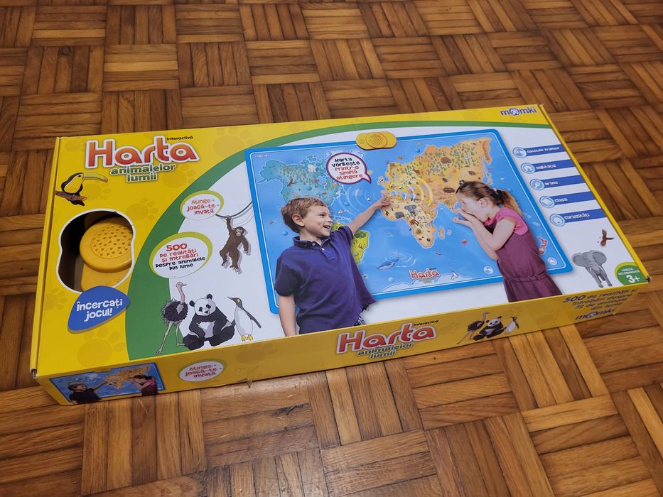 Harta interactiva a lumii Momki cu animale