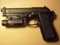 Pistol PUTERNIC Airsoft + Tuburi, CO2 Cu Bile 6mm Comprimat gaz aer