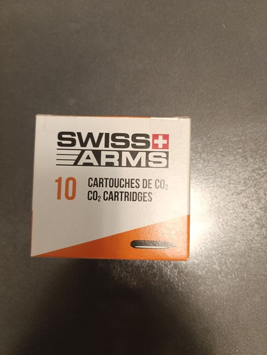 Cutie cu 10 capsule CO2 SWISS ARMS