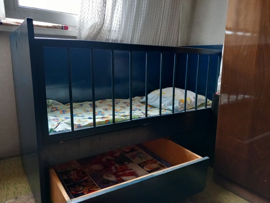 Детско дървено легло 140/70