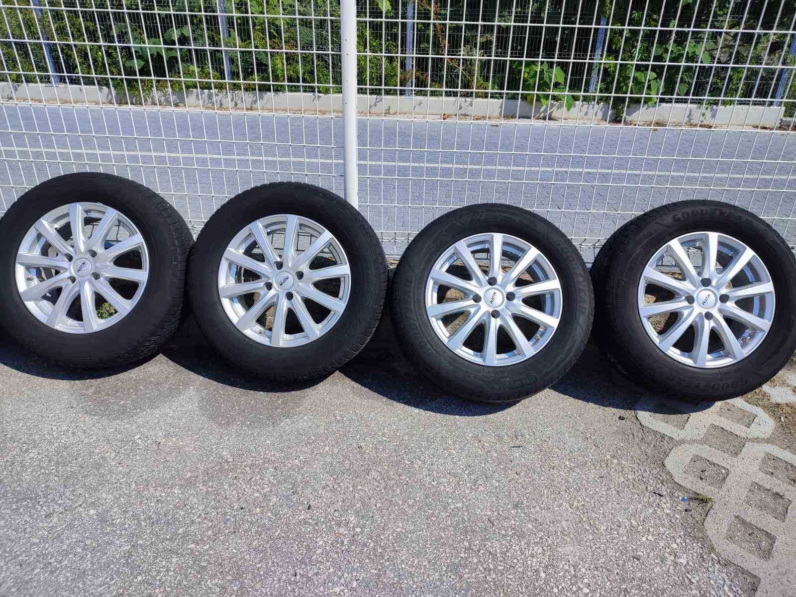 278 - 4бр. Алуминиеви джанти 16'' 4x108 с гуми 215/65R16 Opel