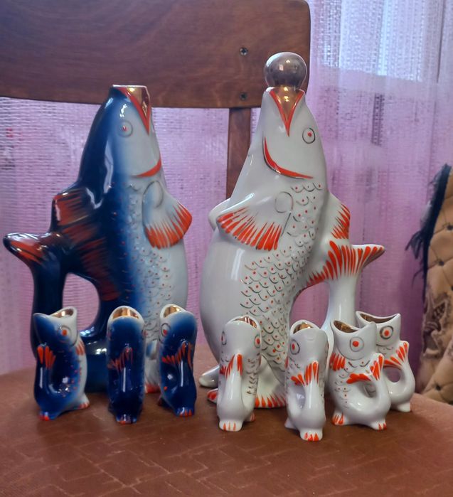 Продадим графинчики-рыбки.