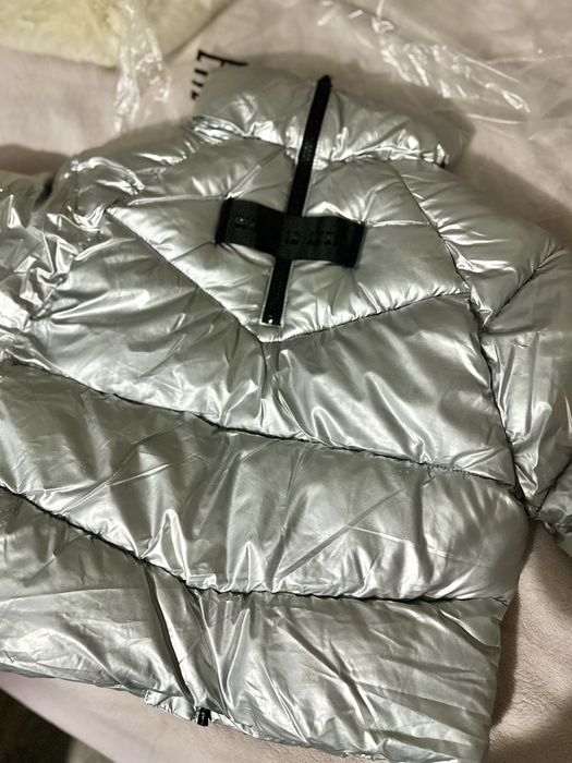 Короткая куртка металик