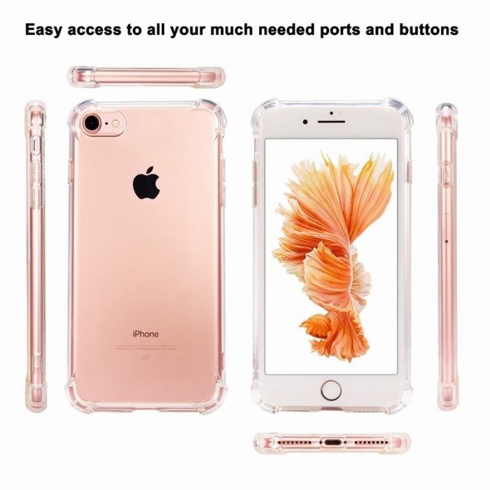 Husa/Bumper Protectie Colturi Silicon Iphone 7 8 SE 2020 2021