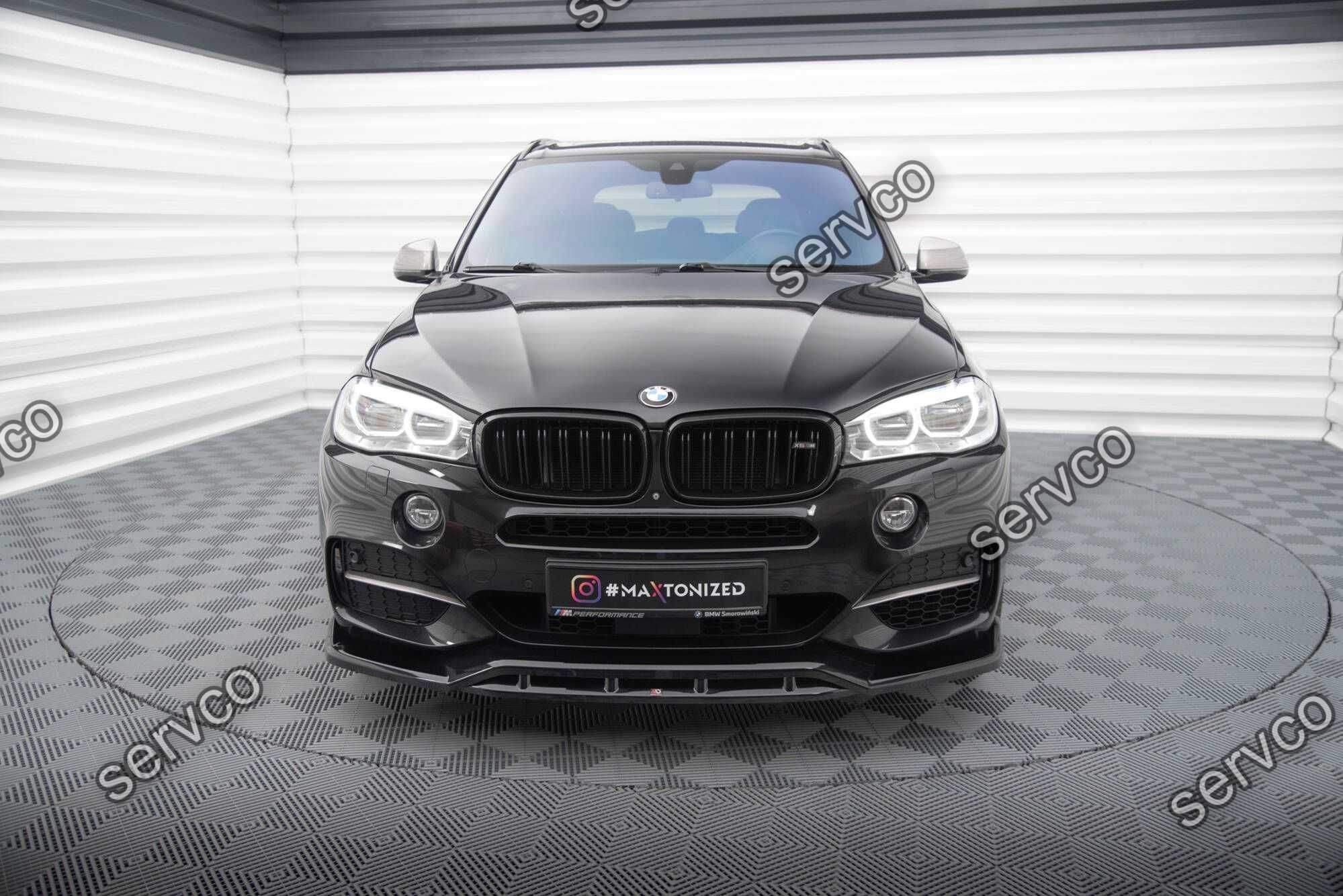 Prelungire bara fata Bmw X5 F15 M-Pack 2013-2018 v5 - Maxton Design