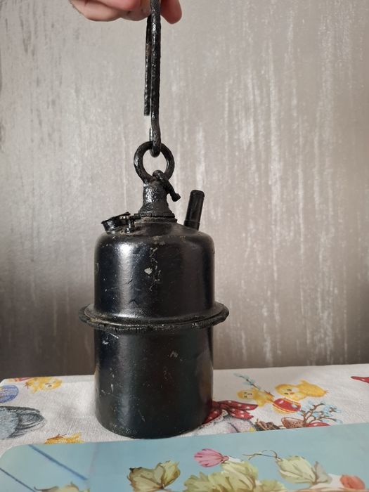 Lampă de mină veche