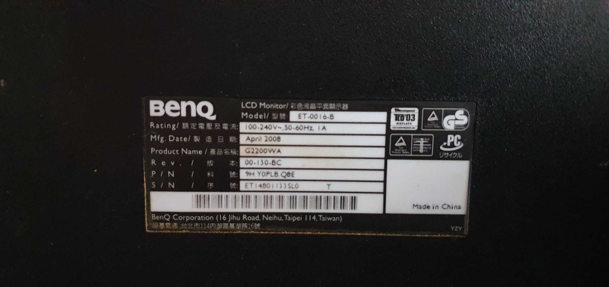 Monitor Benq g2200wt