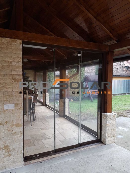 Pergola terasa/ inchideri sticla securizata/ghilotina/armonica MARISEL