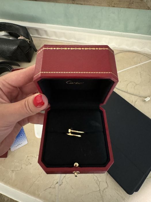 Cartier кольцо Juste en Clou желтое золото