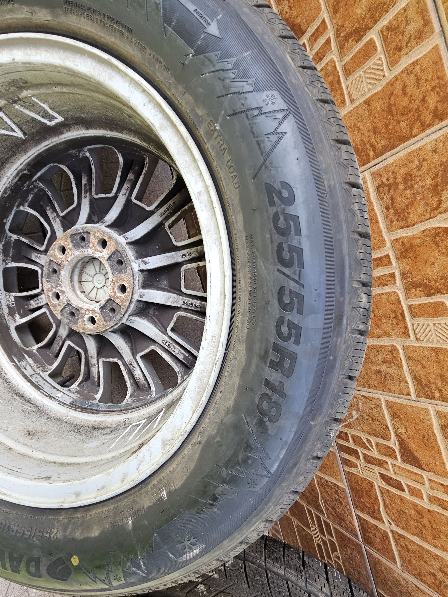 Диски BBS с зимними шинами на R18