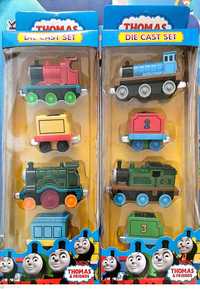 Set 4 piese tren Thomas din metal, marime 8-9 cm.