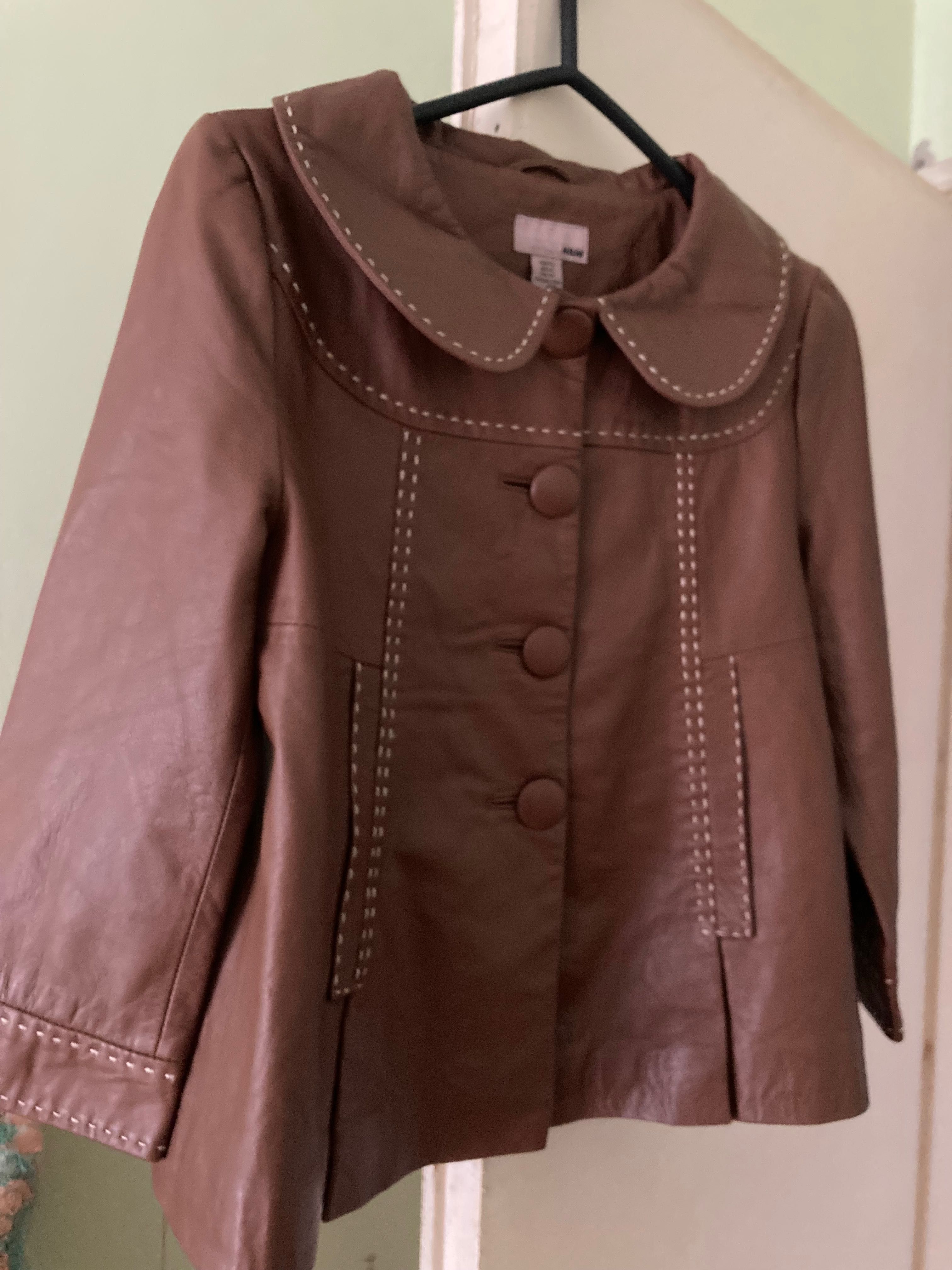 H&M-Дамско яке от естествена кожа