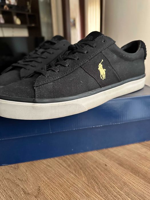 Мъжки черни летни кецове - Polo Ralph Lauren