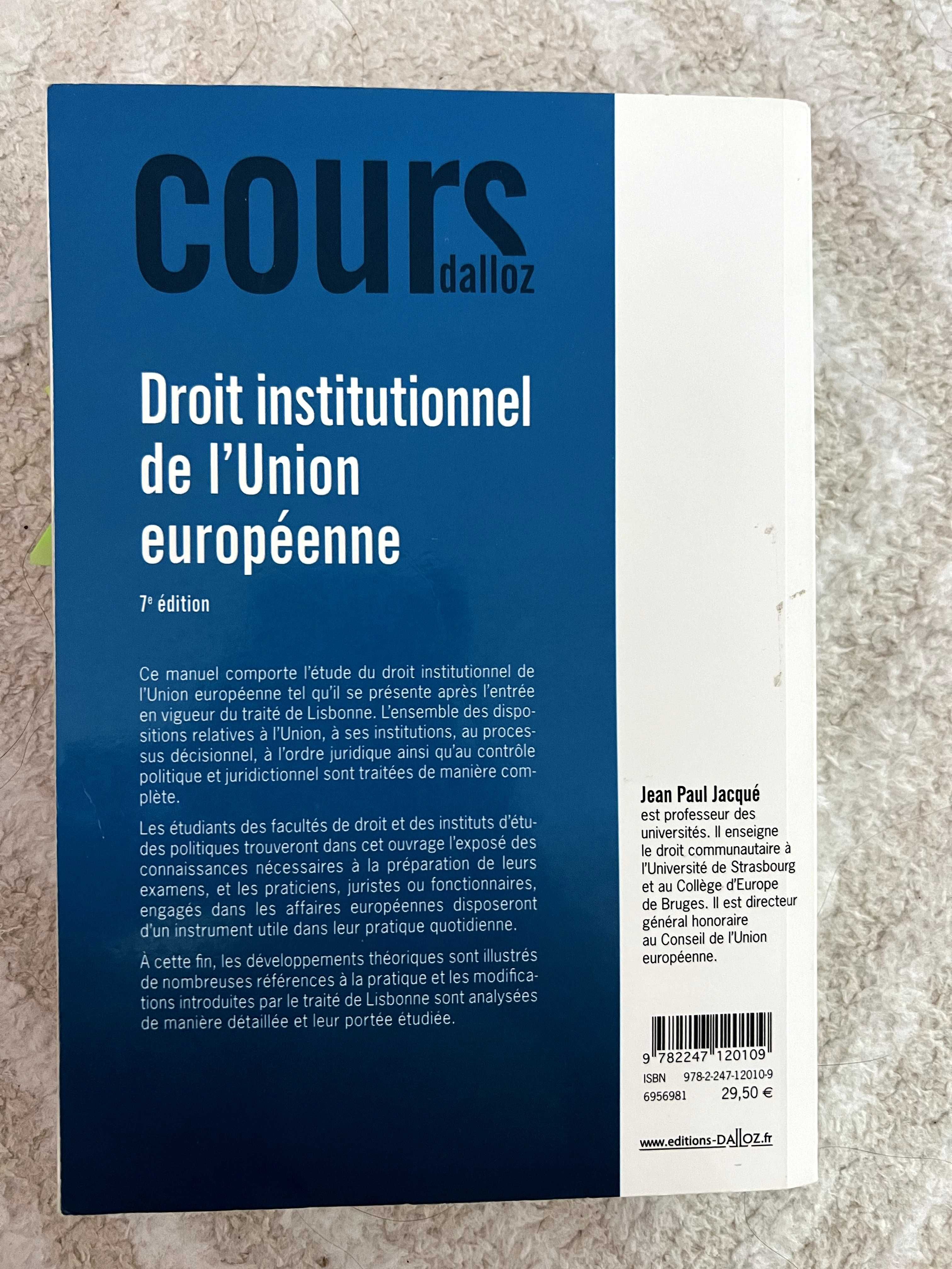 Droit institutionnel de l'Union européenne