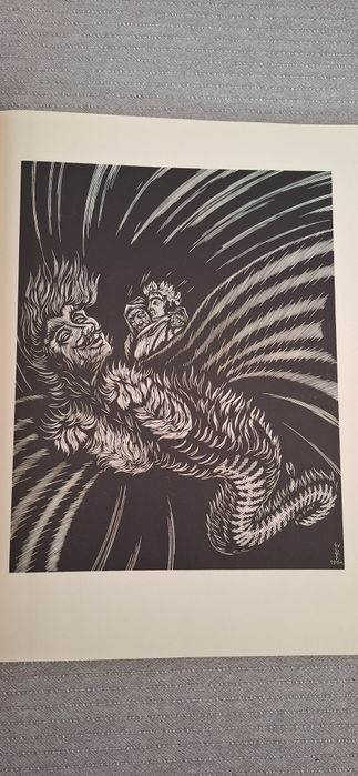 Mapă de artă ce conține 20 de gravuri în lemn realizate de Gy. Szabó