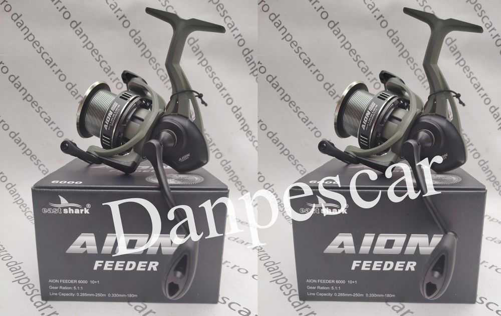 ET 2 Mulinete Feeder Crap EASTSHARK AION Feeder 6000 tambur Long Cast