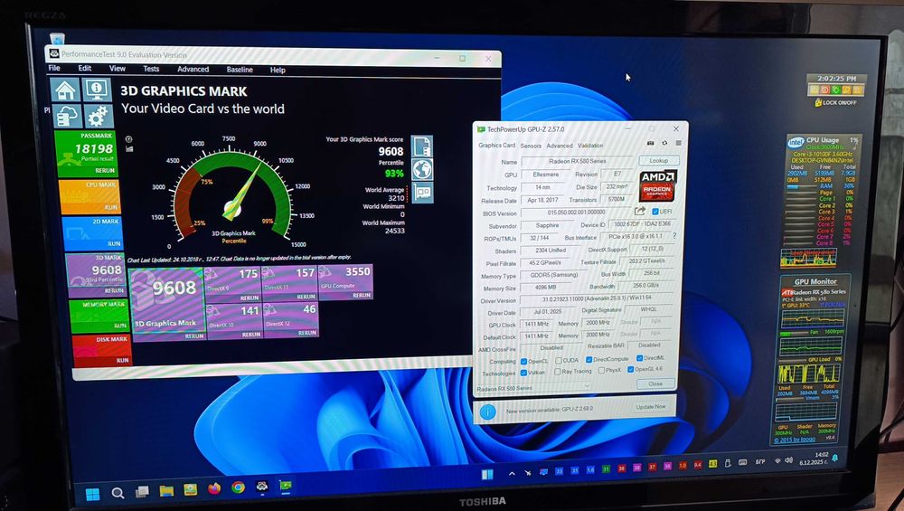 видеокарта Sapphire Radeon RX 580 NITRO+ 4GB GDDR5