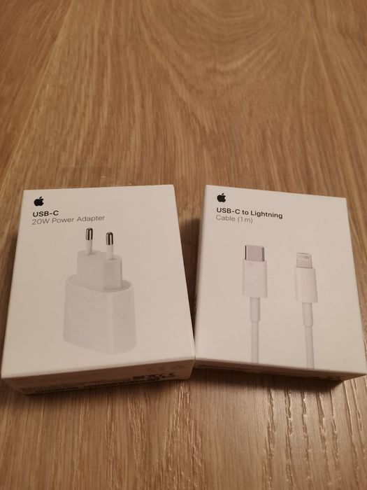 Încărcător și cablu originale iPhone noi