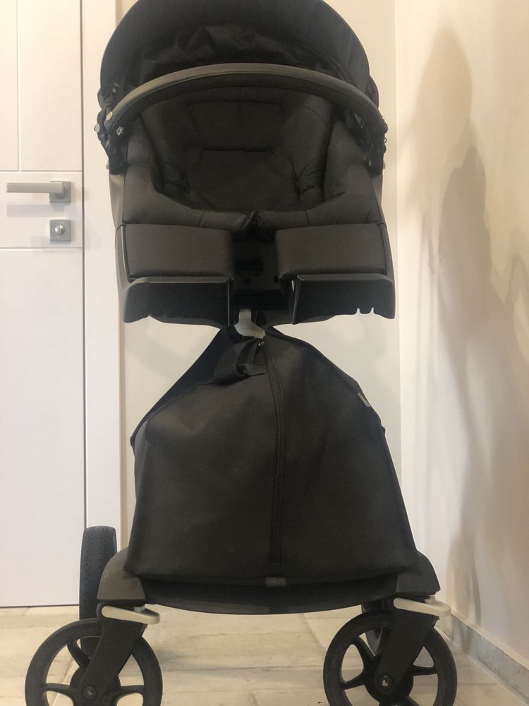 Бебешка количка Stokke Xplory V6 all black, пълен комплект